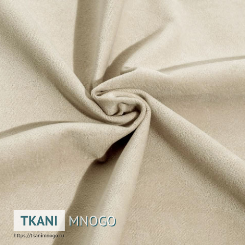 Фото фактуры велюра “Proshe-V4” (однотонный бежевый)