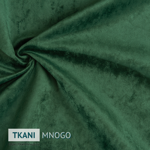 Фото фактуры велюра “057” (однотонный зеленый)