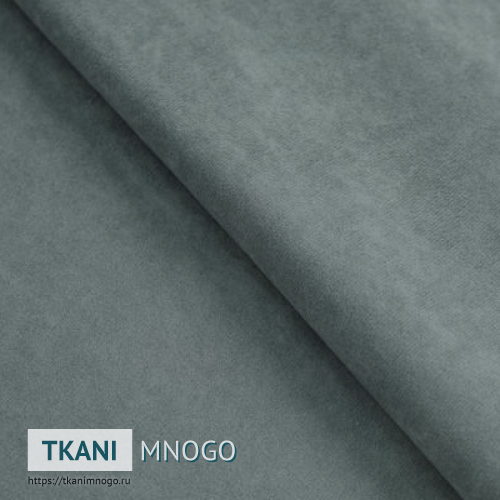 Фото материала велюра “71” (однотонный голубой)