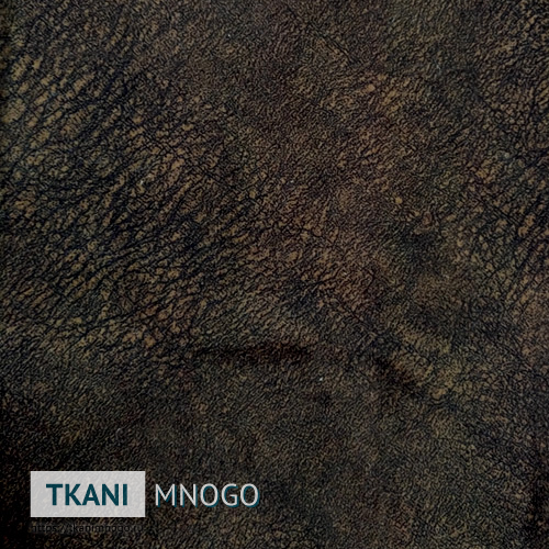 Фото ткани велюра “HLM-11” (узор коричневый)