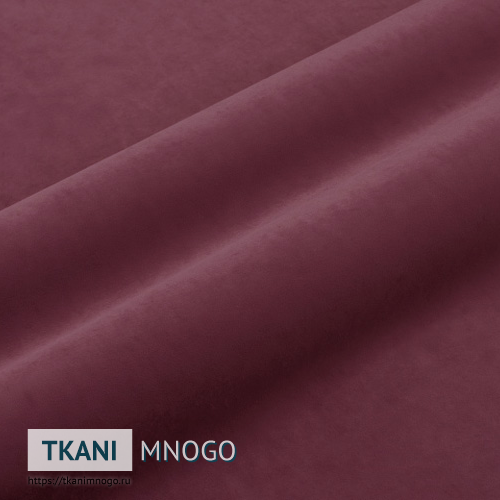 Фото фактуры велюра “HM-36” (однотонный бордовый)