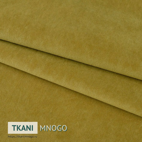 Фото обивки велюра “Viva-10” (однотонный желтый)