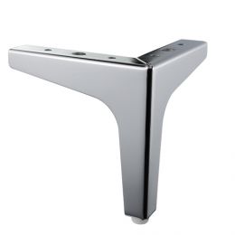 Опора угол прямой М012 Н130 Хром - опора угловые, декоративные
 - Опоры мебельные хромированные

