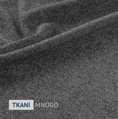Фото 71GREY цвет серый однотонный Ткань Велюр