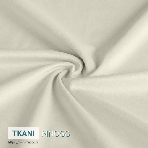 Фото материала F1-9(арт.) - белый однотонный. Производитель Китай. Замша - внешний вид.